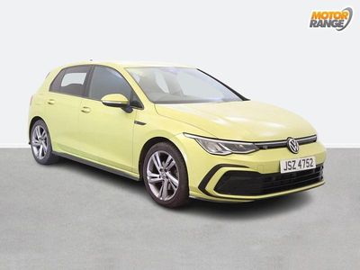 Yellow Used 2021 VW Golf VIII R-line Hatchback | £18,295 (Fair price)