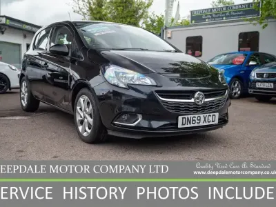 Begagnad Vauxhall Corsa SRi 2019 Svart Halvkombi