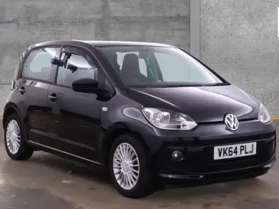 Begagnad VW up! high up! 75 HK (55 kW) 2014 Svart Halvkombi