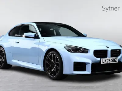 Begagnad BMW M2 Comfort Edition 473 HK (347 kW) 2025 Blå Sportkupé