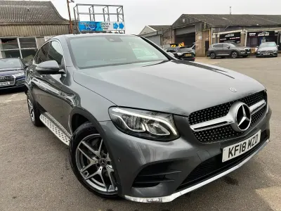 Used Mercedes GLC350 AMG line 2018 Grey Coupe