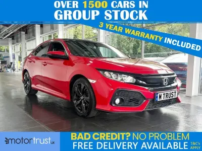 Used Honda Civic EX 126 HP (92 kW) 2018 Red Hatchback