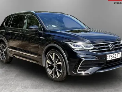 Used VW Tiguan Allspace R-line 150 HP (110 kW) 2022 Black SUV