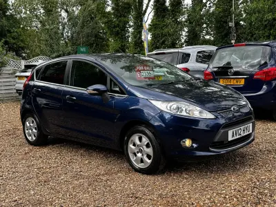 Used Ford Fiesta Titanium 2012 Blue Hatchback