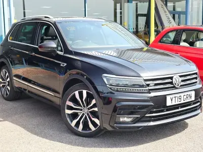 Used VW Tiguan R-line 150 HP (110 kW) 2019 Black SUV
