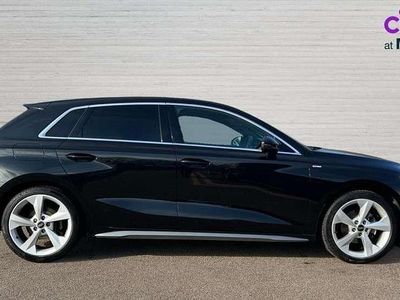 Used Audi A3 S-Line 150 HP (110 kW) 2022 Black Sedan