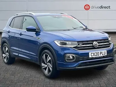 Usado VW T-Cross R-line 115 CV (84 kW) 2020 Azul SUV