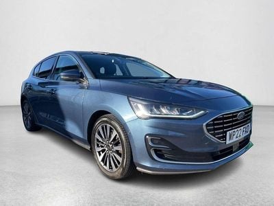 Blue Used 2022 Ford Focus Titanium Hatchback | £12,198 (Fair price)