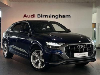 Blue Used 2019 Audi Q8 S-Line SUV | £35,491 (Fair price)