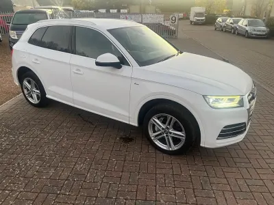 Used Audi Q5 S-Line 190 HP (139 kW) 2017 White SUV