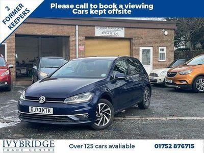 Used VW Golf VII Life 150 HP (110 kW) 2020 Blue Hatchback