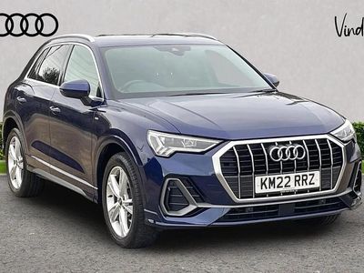 Used Audi Q3 S-Line 150 HP (110 kW) 2022 Blue SUV