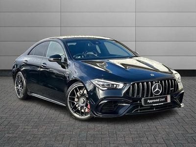 Black Used 2022 Mercedes CLA45 AMG Coupe | £40,295 (Good price)