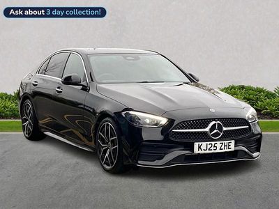 Black Used 2025 Mercedes C200 AMG Line Premium | £36,299