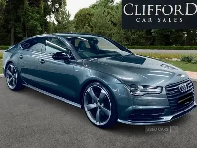Usado Audi A7 Black Edition 2017 Gris Utilitario