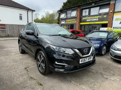 Used Nissan Qashqai N-Connecta 115 HP (84 kW) 2018 Black SUV