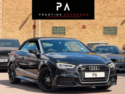 Used Audi A3 Cabriolet S-Line 184 HP (135 kW) 2016 Black Cabriolet