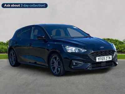 Used Ford Focus ST-Line 125 HP (91 kW) 2019 Black Hatchback