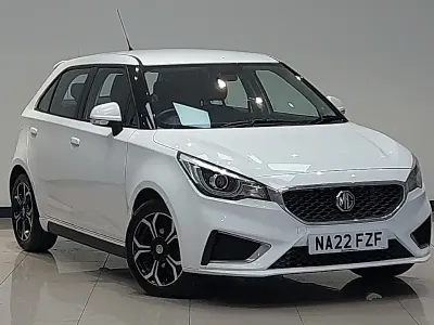 Used MG MG3 Exclusive 106 HP (77 kW) 2022 White Hatchback