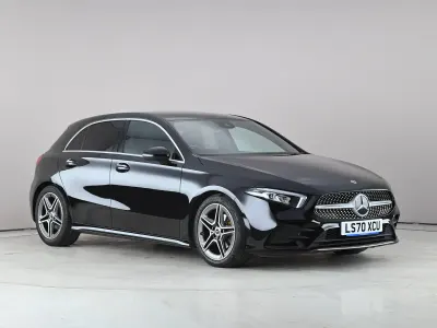 Usado Mercedes A200 AMG line 163 HP (119 kW) 2020 Preto Citadino