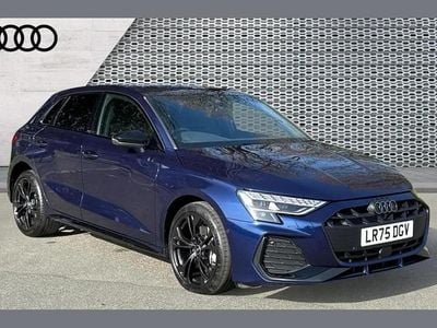 Used Audi A3 e-tron Black Edition 200 HP (147 kW) 2025 Blue Hatchback