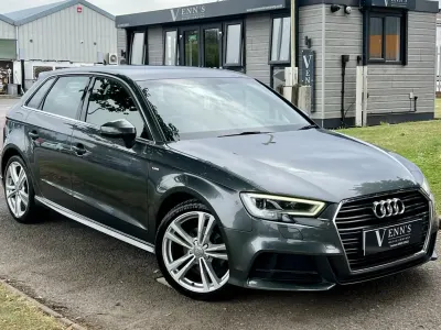 Used Audi A3 S-Line 150 HP (110 kW) 2018 Grey Sedan