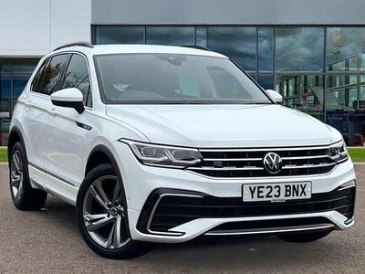 Pure white Used 2023 VW Tiguan R-line Edition SUV | £26,659 (Fair price)