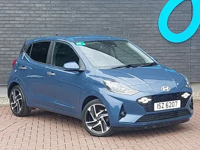 Used Hyundai i10 Premium 2024 Blue Hatchback
