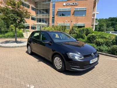 Used VW Golf VII S 122 HP (89 kW) 2013 Black Hatchback