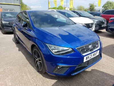 Używany Seat Ibiza FR Sport 115 KM (84 kW) 2021 Niebieski Hatchback