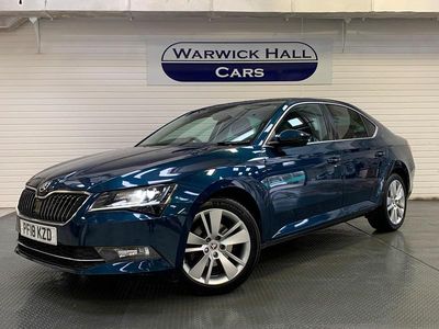 Blue Used 2018 Skoda Superb SE L Executive Hatchback | £13,995 (Fair price)