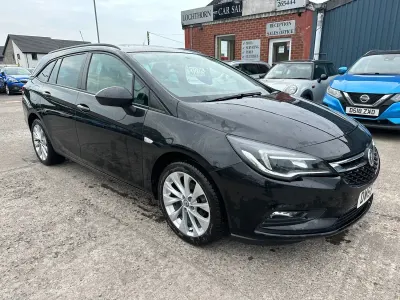 Used Vauxhall Astra 105 HP (77 kW) 2019 Black Estate