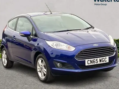 Used Ford Fiesta Zetec 2015 Blue Hatchback