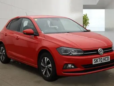 Used VW Polo Match 95 HP (69 kW) 2020 Red Hatchback
