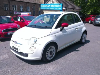 Used Fiat 500 Pop 69 HP (50 kW) 2010 White Hatchback