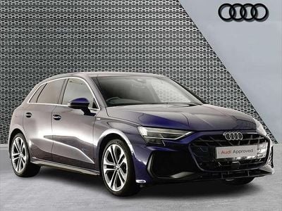 Used Audi A3 S-Line 147 HP (108 kW) 2025 Blue Hatchback