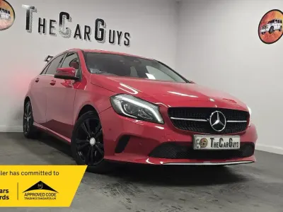 Used Mercedes A200 Premium 136 HP (100 kW) 2016 Red Hatchback