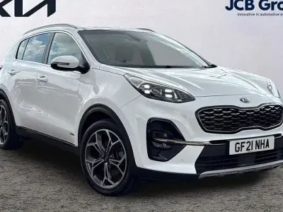 Used Kia Sportage GT-Line S 177 HP (130 kW) 2021 White SUV