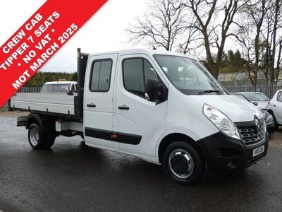 used Renault Master 2.3 35 BUSINESS ENERGY DCI TIPPER DCB CREW CAB LWB135 BHP 7 SEATS * NO VAT *