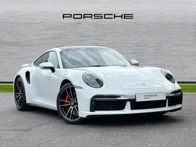 Used Porsche 992 572 HP (420 kW) 2022 Carrara white Coupe