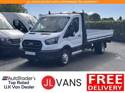 Used Ford Transit 130 HP (95 kW) 2022 White Cabriolet