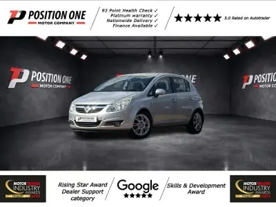 Used Vauxhall Corsa 100 HP (73 kW) 2010 Silver Hatchback
