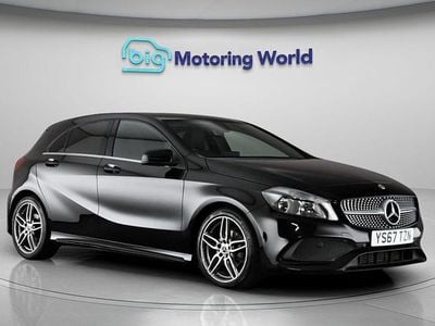 Used Mercedes A180 AMG line 109 HP (80 kW) 2017 Black Hatchback