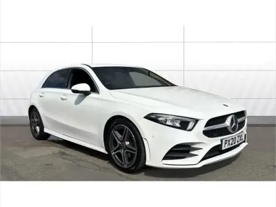 Used Mercedes A180 Executive 136 HP (100 kW) 2020 White Hatchback