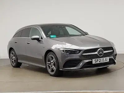 Usado Mercedes CLA250e AMG Line Premium Plus 218 HP (160 kW) 2021 Cinzento Sedan