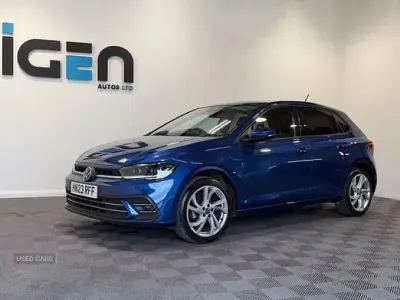 Used VW Polo Style 95 HP (69 kW) 2023 Blue Hatchback