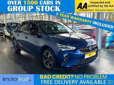 Used Vauxhall Corsa Elite 100 HP (73 kW) 2020 Blue Hatchback