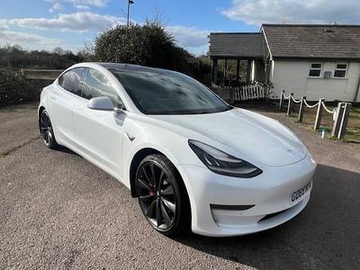 Used Tesla Model 3 Performance 461 kW (627 HP) 2020 White Sedan
