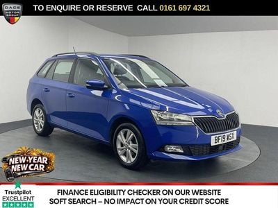 Used Skoda Fabia SE 75 HP (55 kW) 2019 Blue Estate