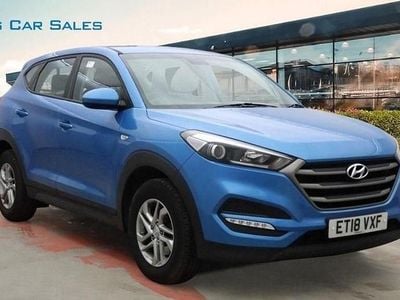 Blue Used 2018 Hyundai Tucson SUV | £9,495 (Good price)
